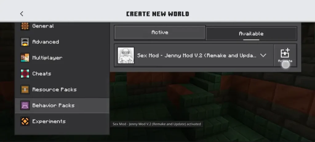 How Jenny MOD MCPE Works