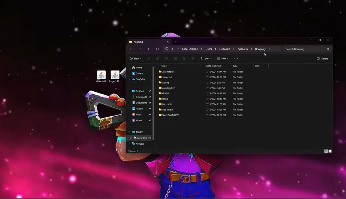 app data folder