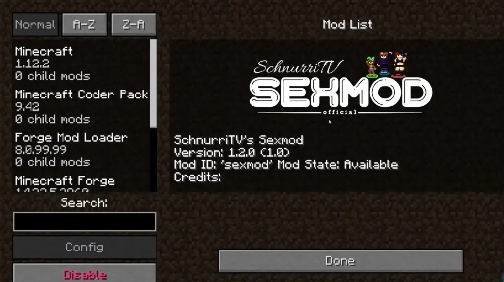 sexual minecraft